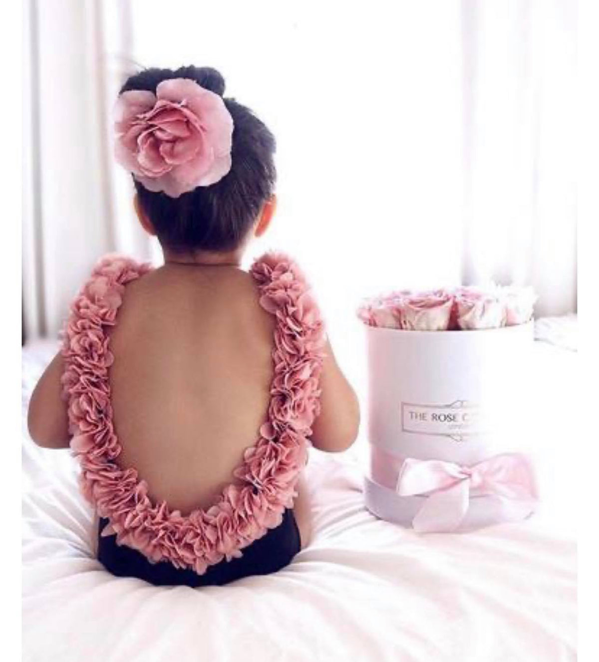 Set 2 Costume de Baie Mama - Fiica - Print Floral Corai