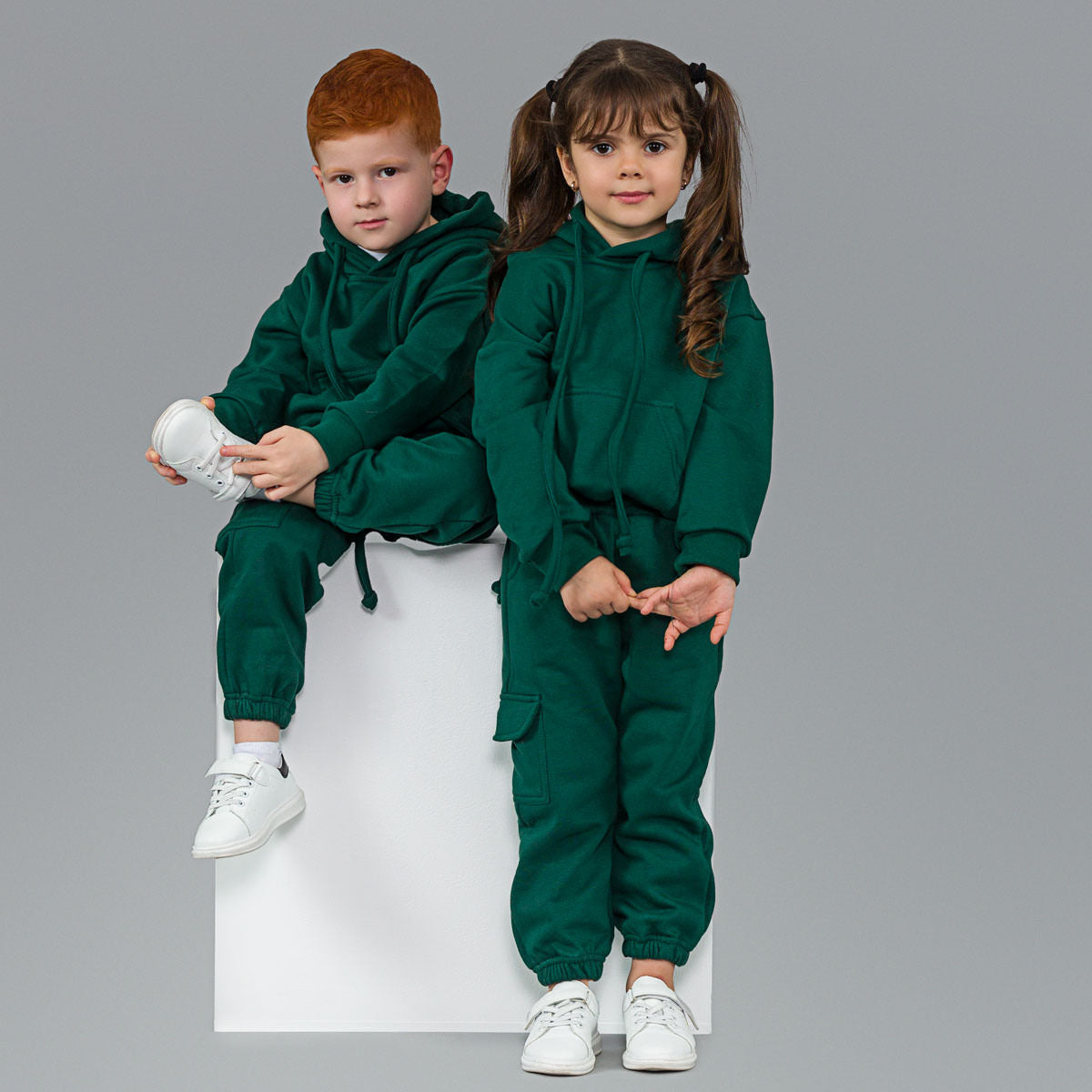 Set treninguri mama copil verde padure Joy