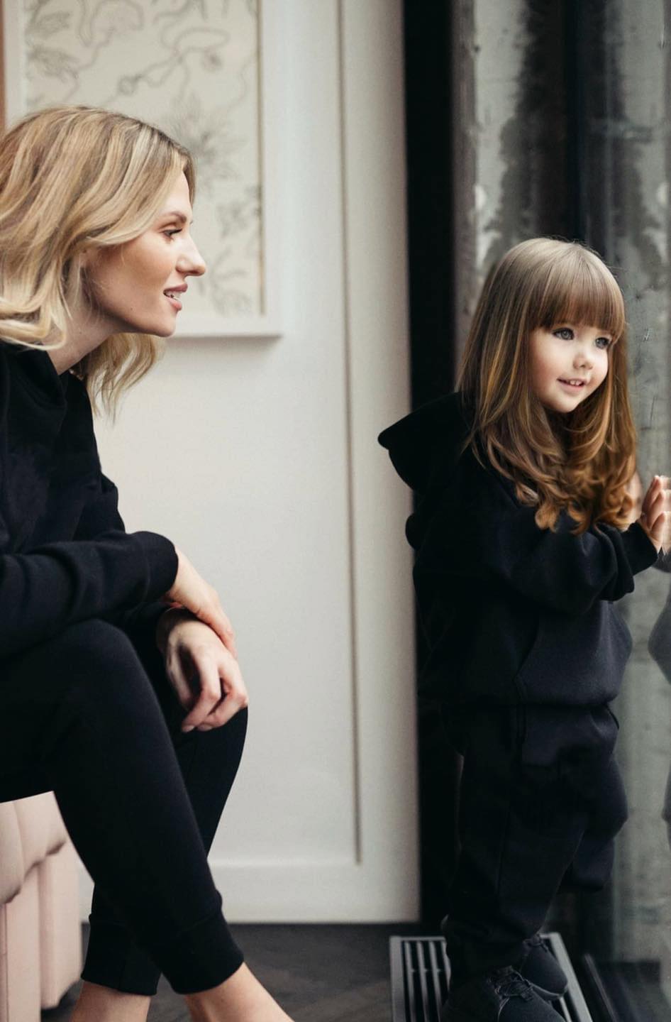Set Treninguri Mommy & Mini Me "Oversize Black"