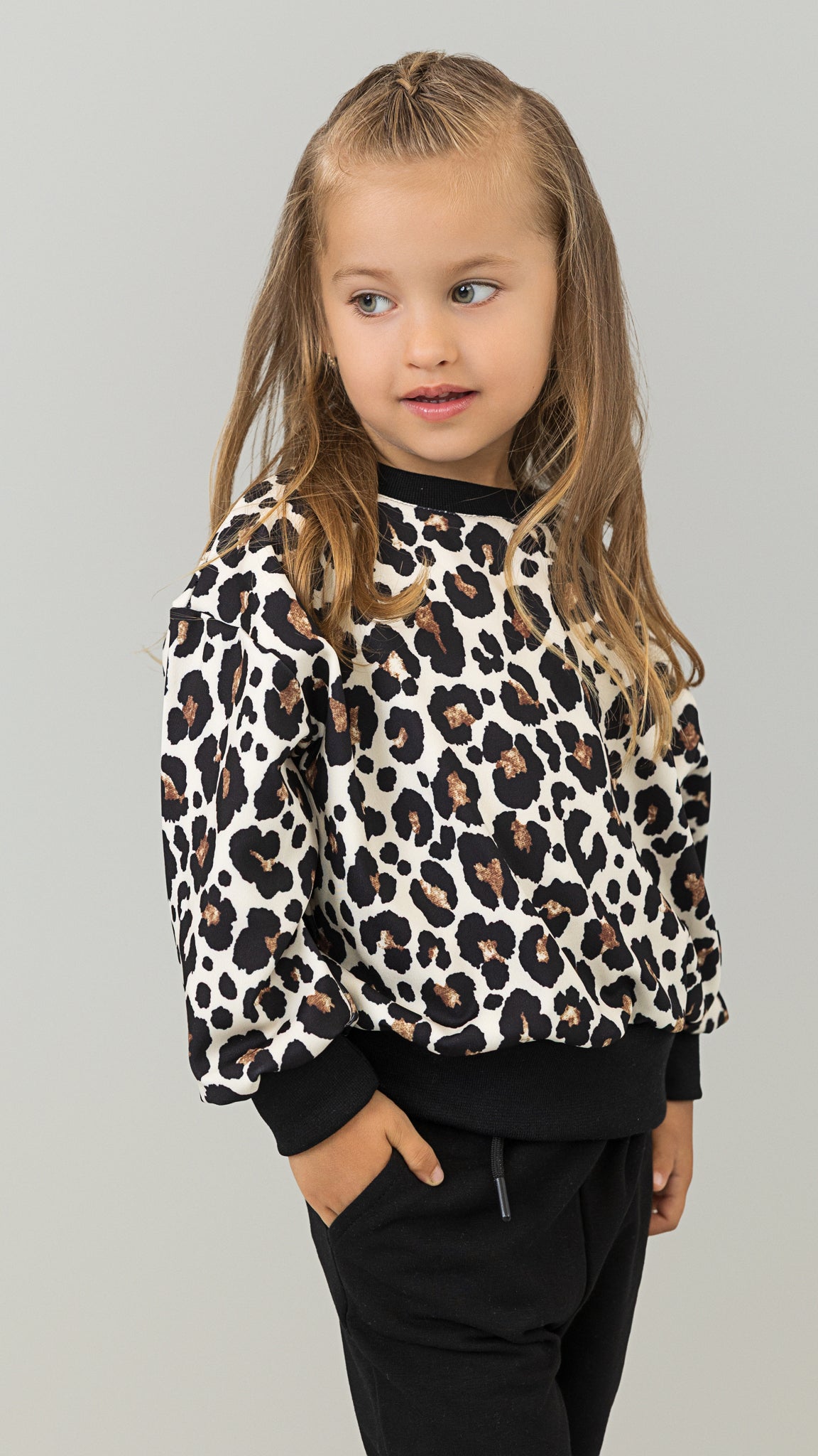 Set treninguri mama fiica cu animal print