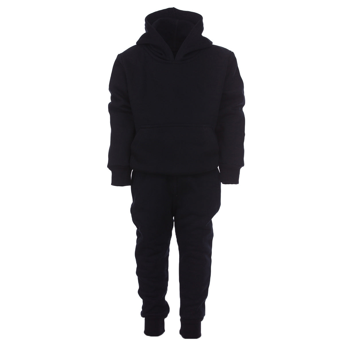Set treninguri mama copil negru cu snur supradimensionat
