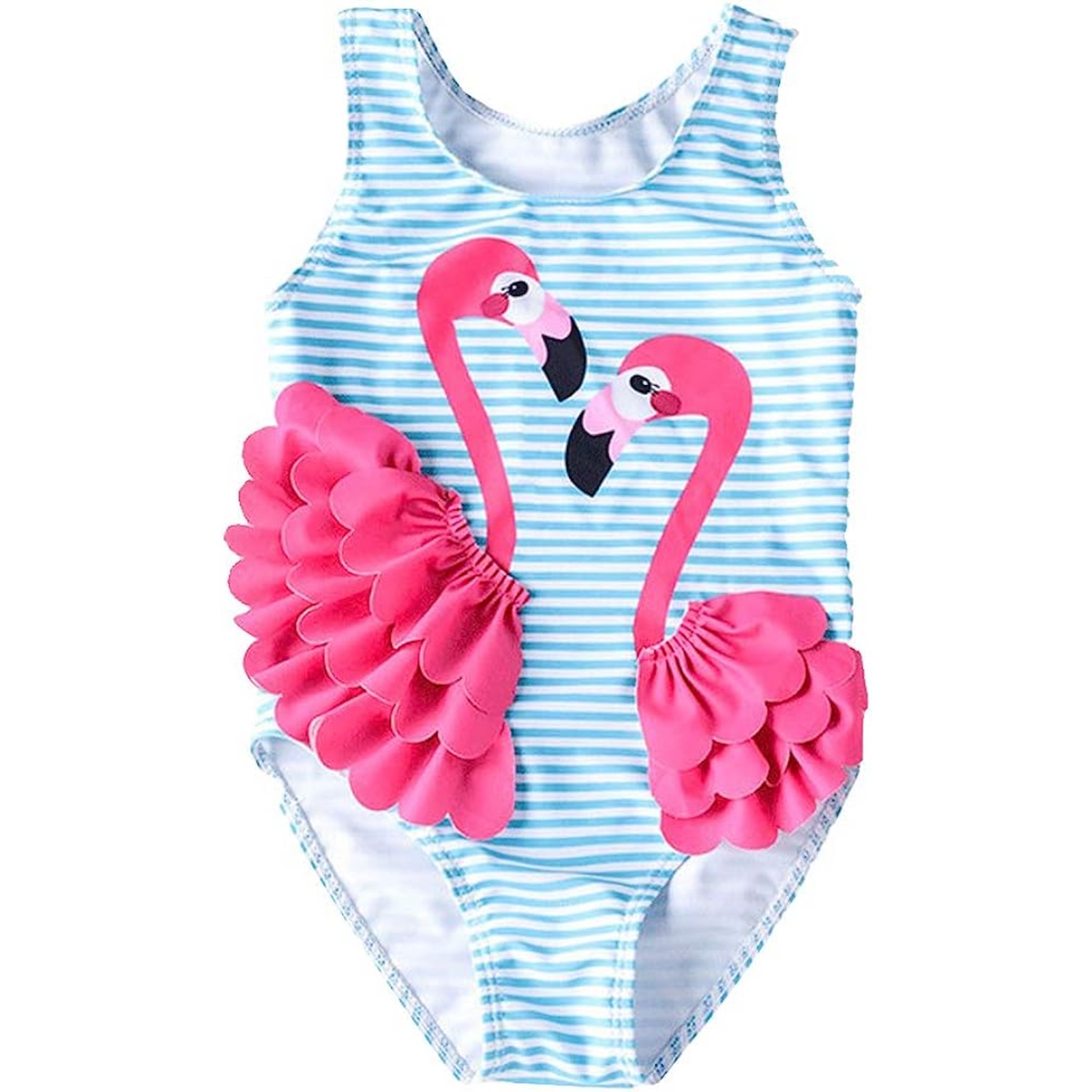 Costum de Baie Baby Girls Blue - Flamingo 3D