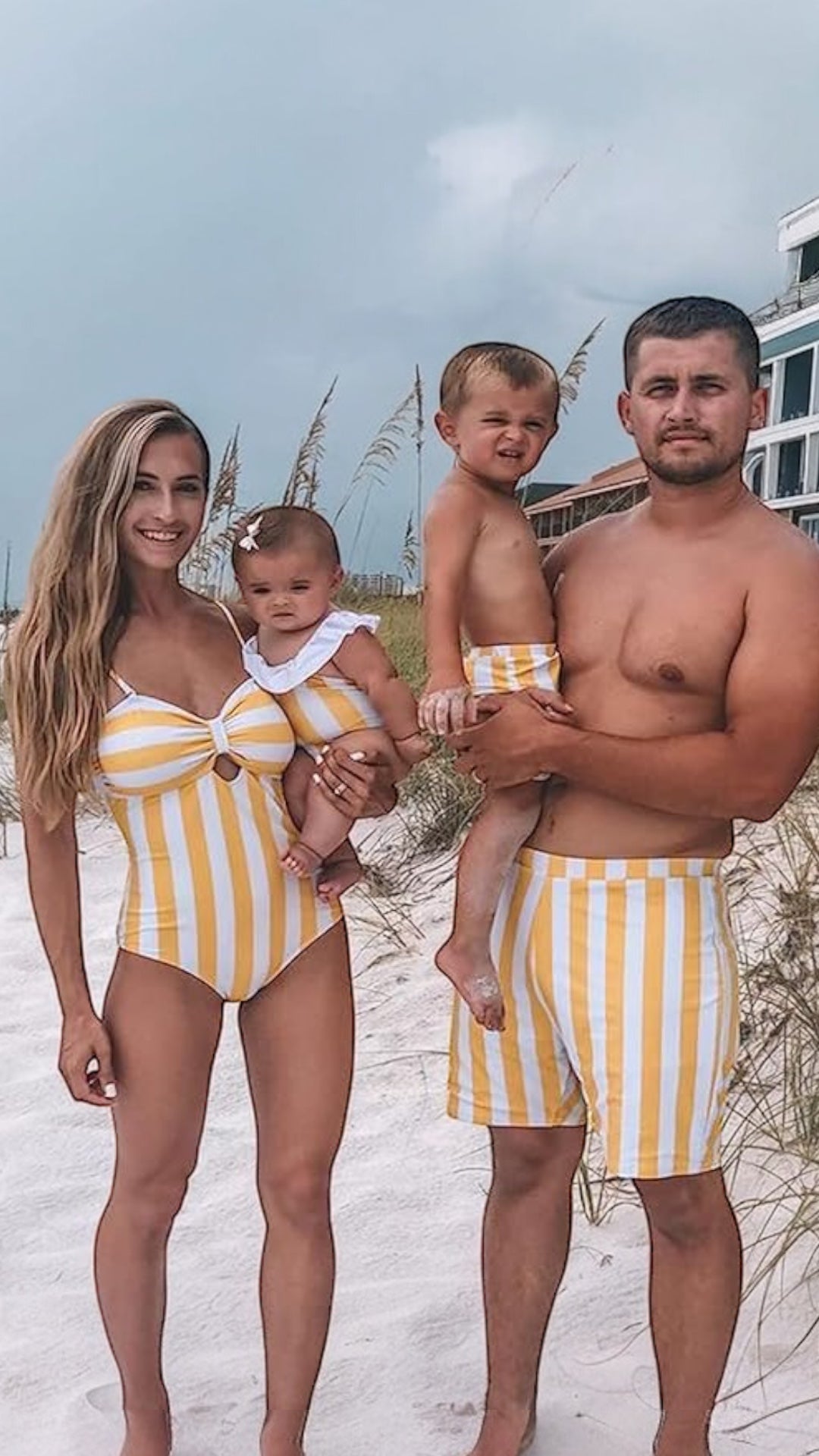Set Costume de Baie Asortate de Familie - Island Vibes