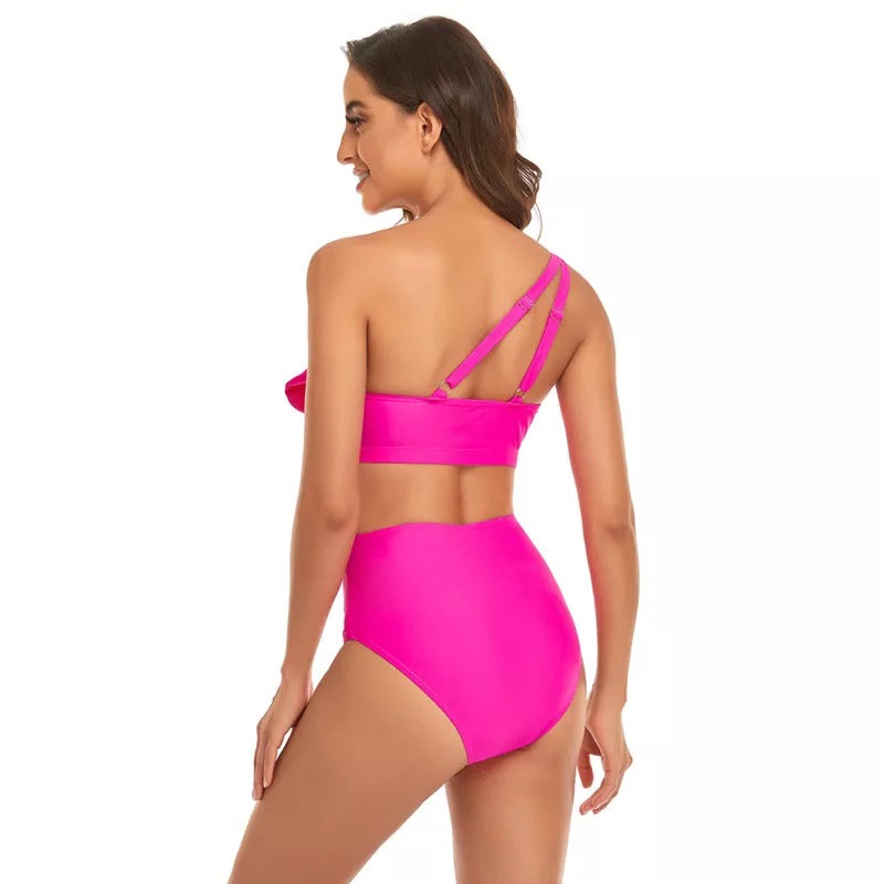 Set Costume de Baie Asortate Mama Fiica – Fuchsia