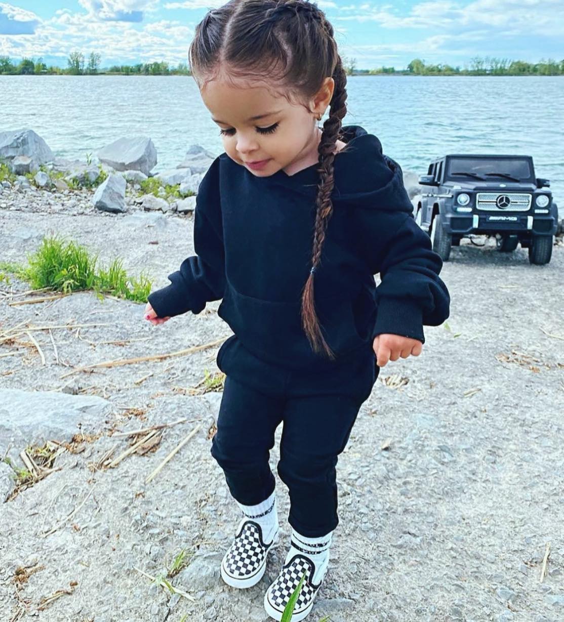 Set Treninguri Mommy & Mini Me "Oversize Black"
