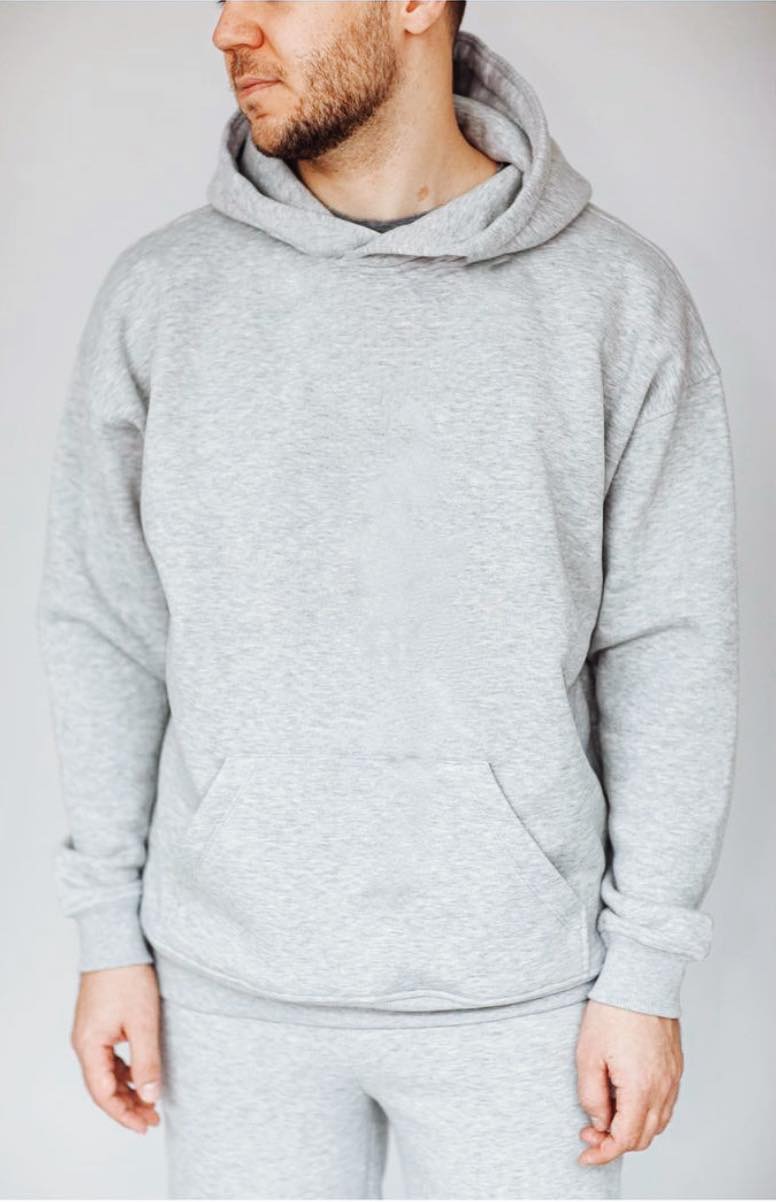 Set Treninguri Mommy & Mini cu fermoar si mesaj imprimat - Grey