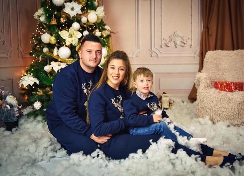 Set Treninguri de familie de Craciun – „Dj Rudolph” - Bleumarin