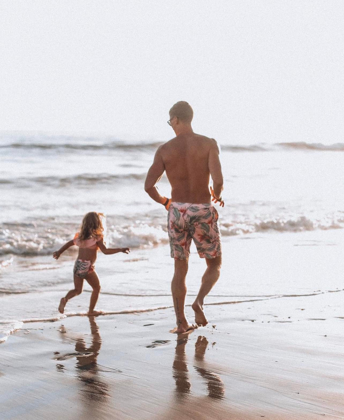 Set Costume de Baie Asortate de Familie - Summer Leaf