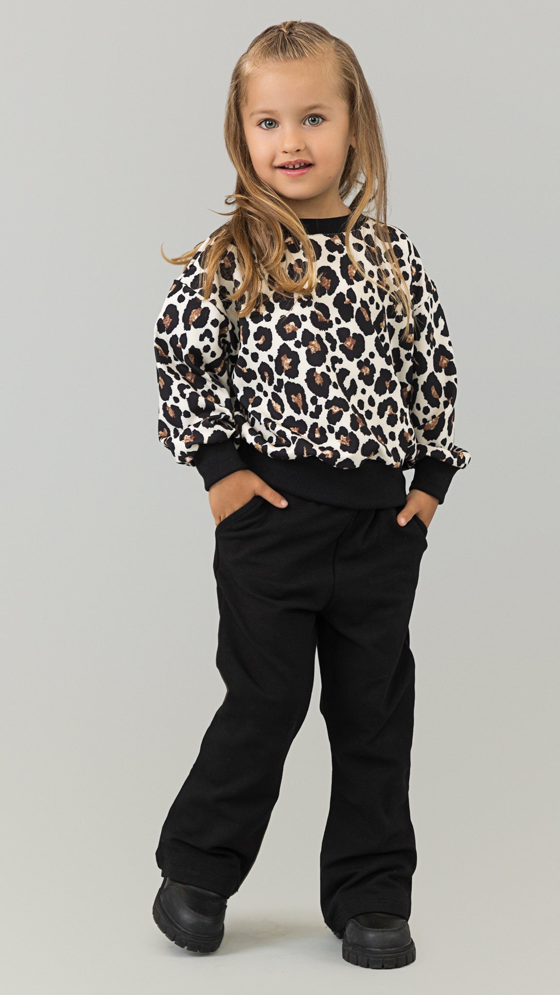 Set treninguri mama fiica cu animal print