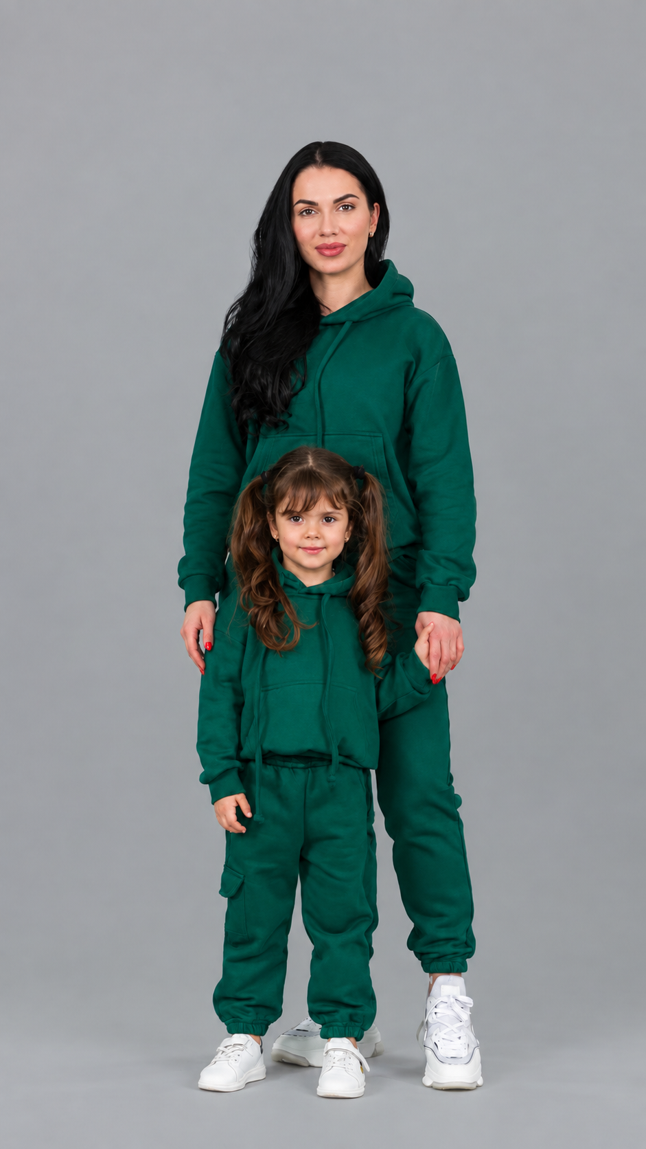 Set treninguri mama copil verde padure Joy