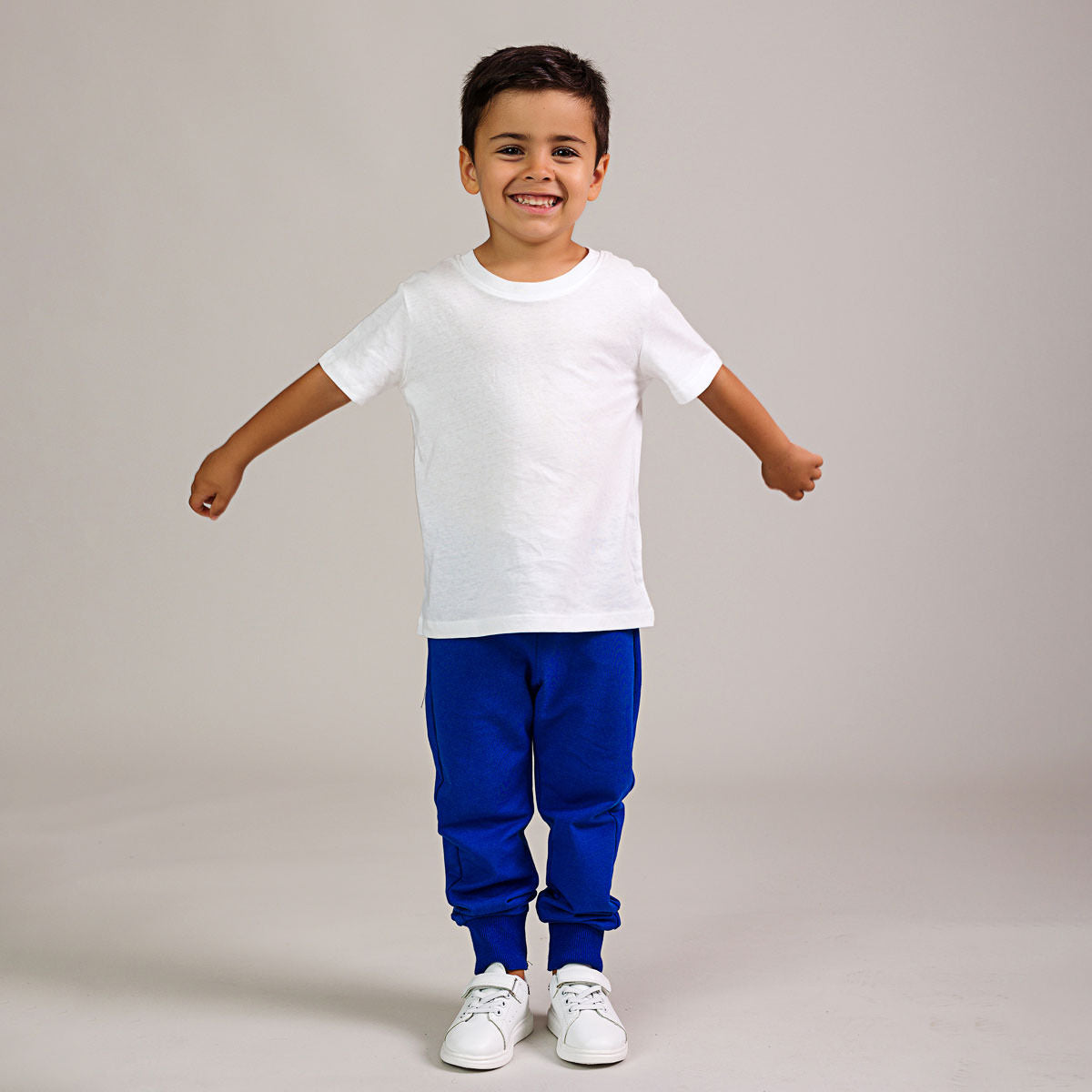 Pantaloni trening baieti albastru royal