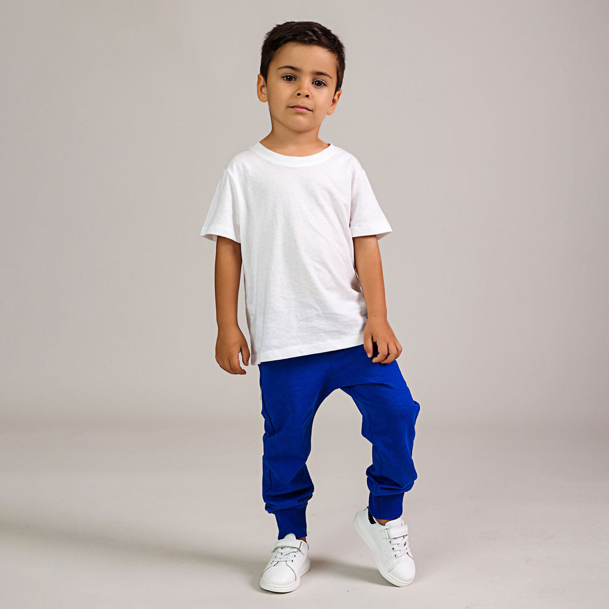 Pantaloni trening baieti albastru royal