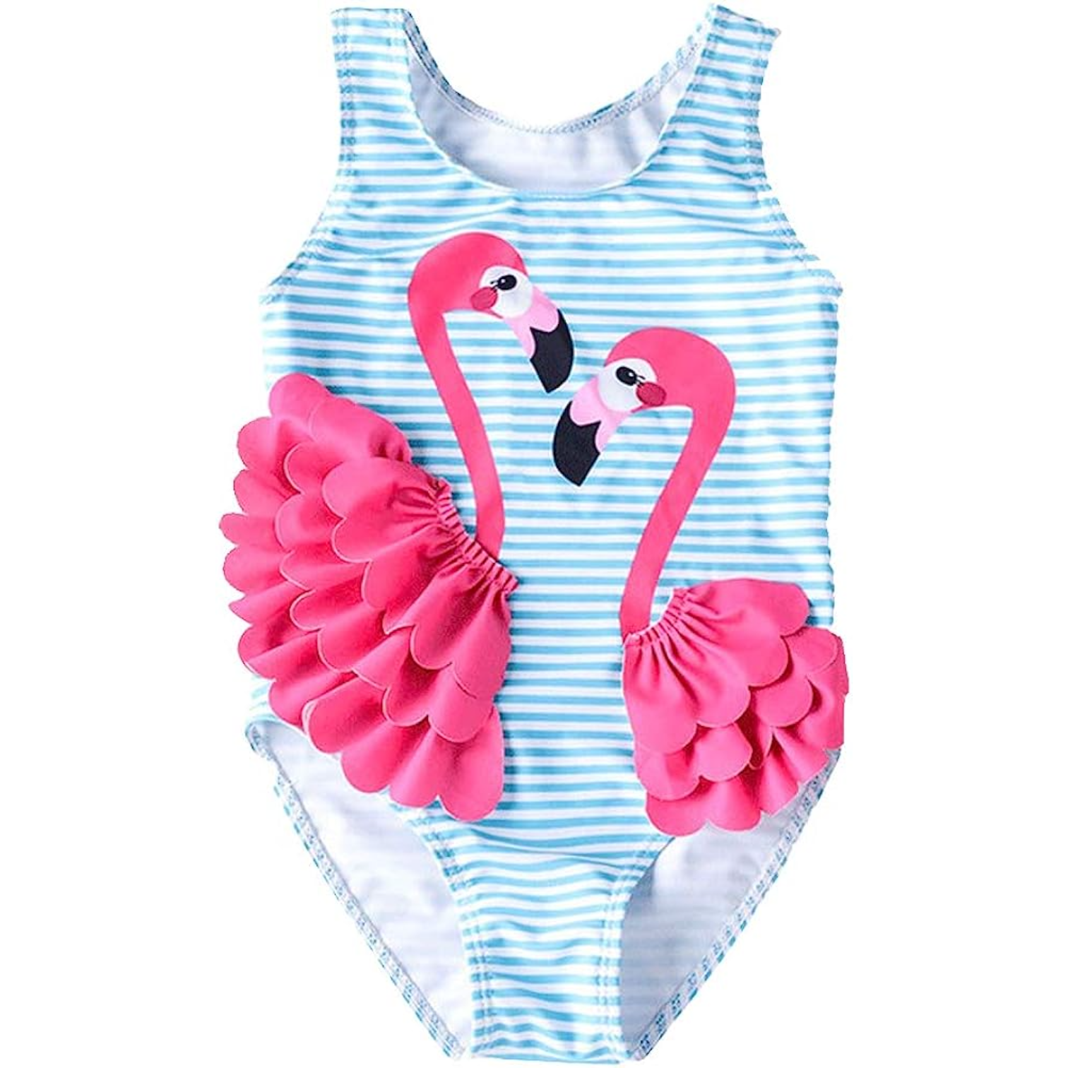 Costum de Baie Baby Girls Blue - Flamingo 3D