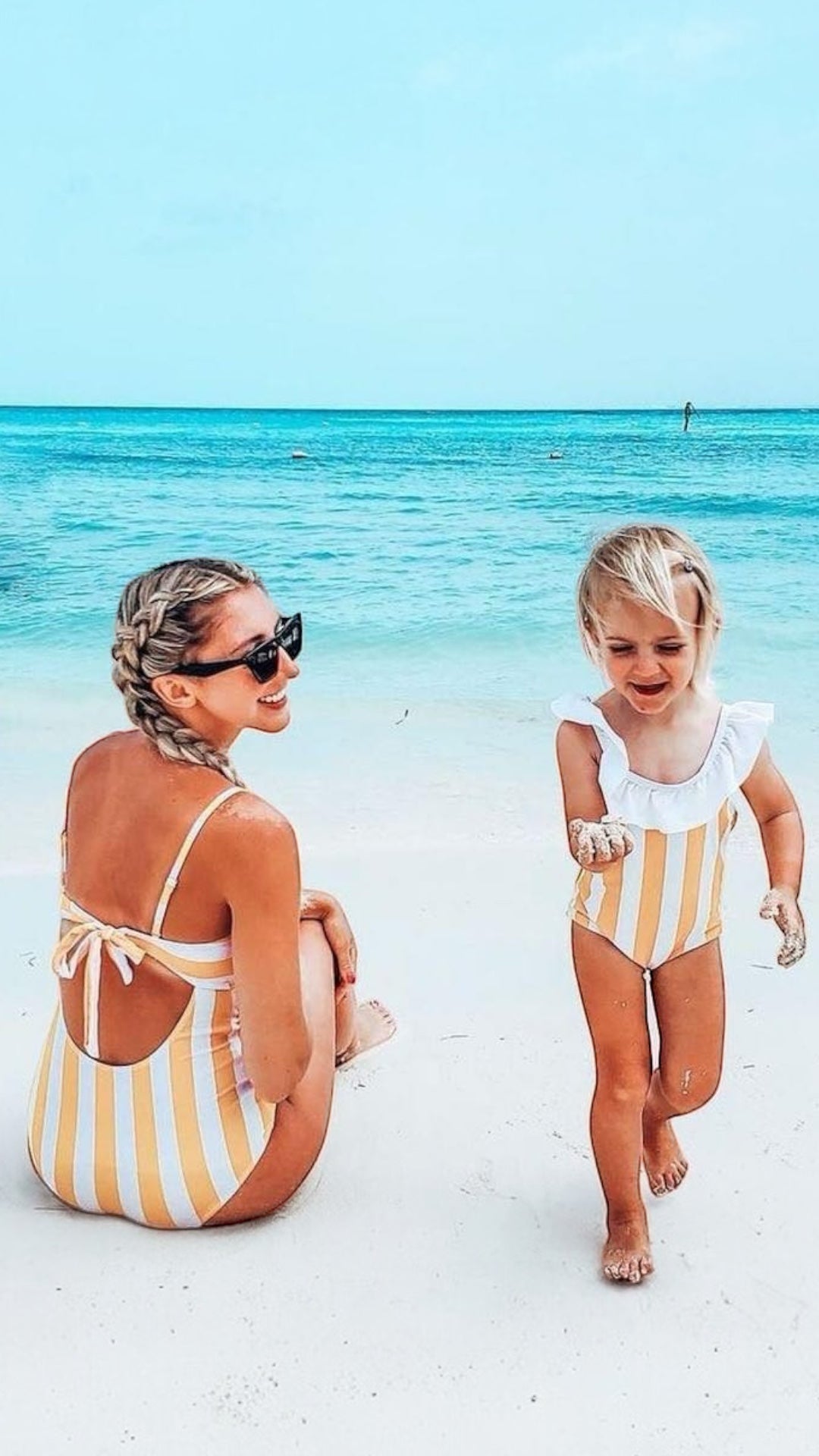 Set Costume de Baie Asortate de Familie - Island Vibes