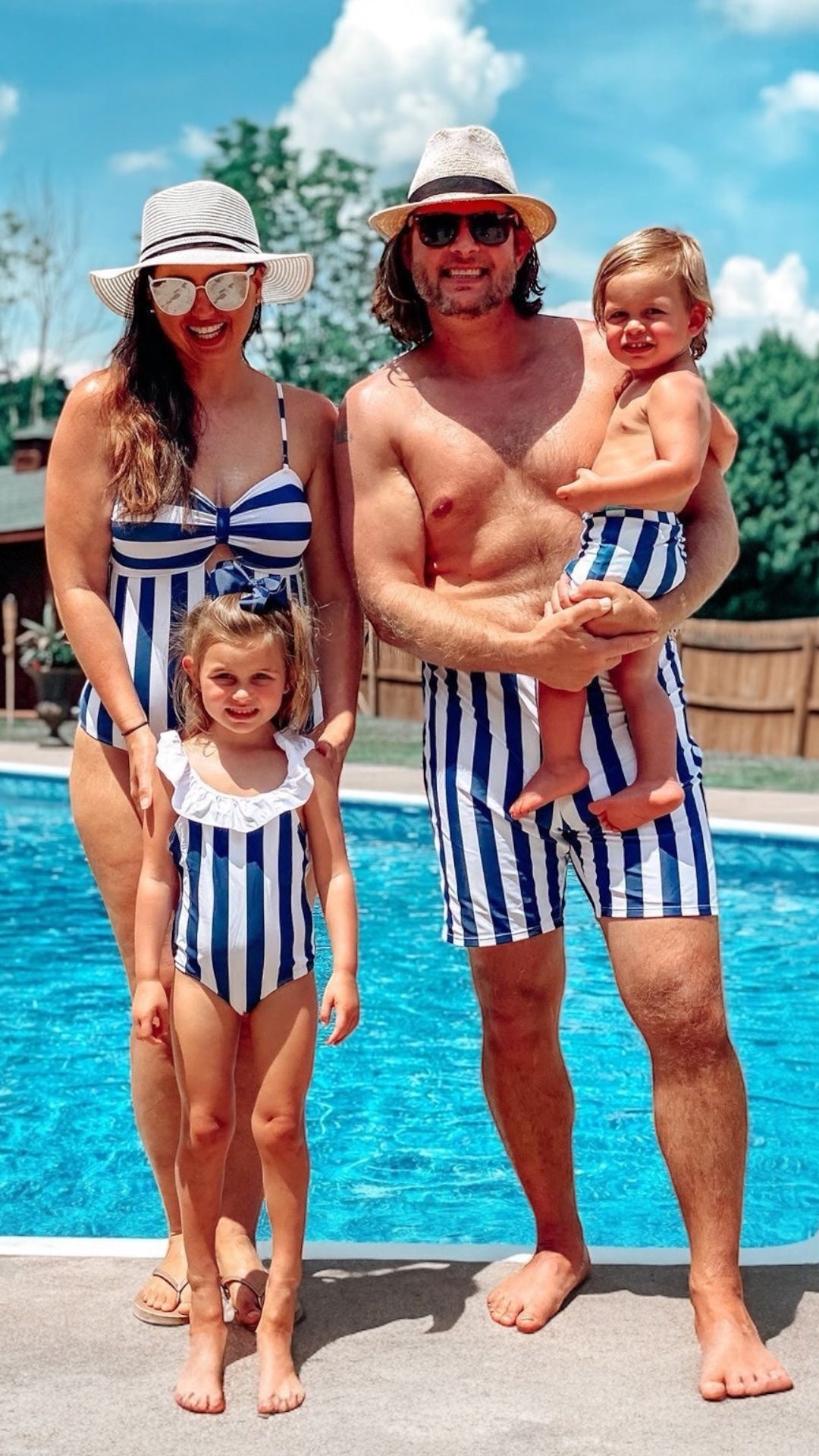 Set costume de baie de familie Royal Sailor