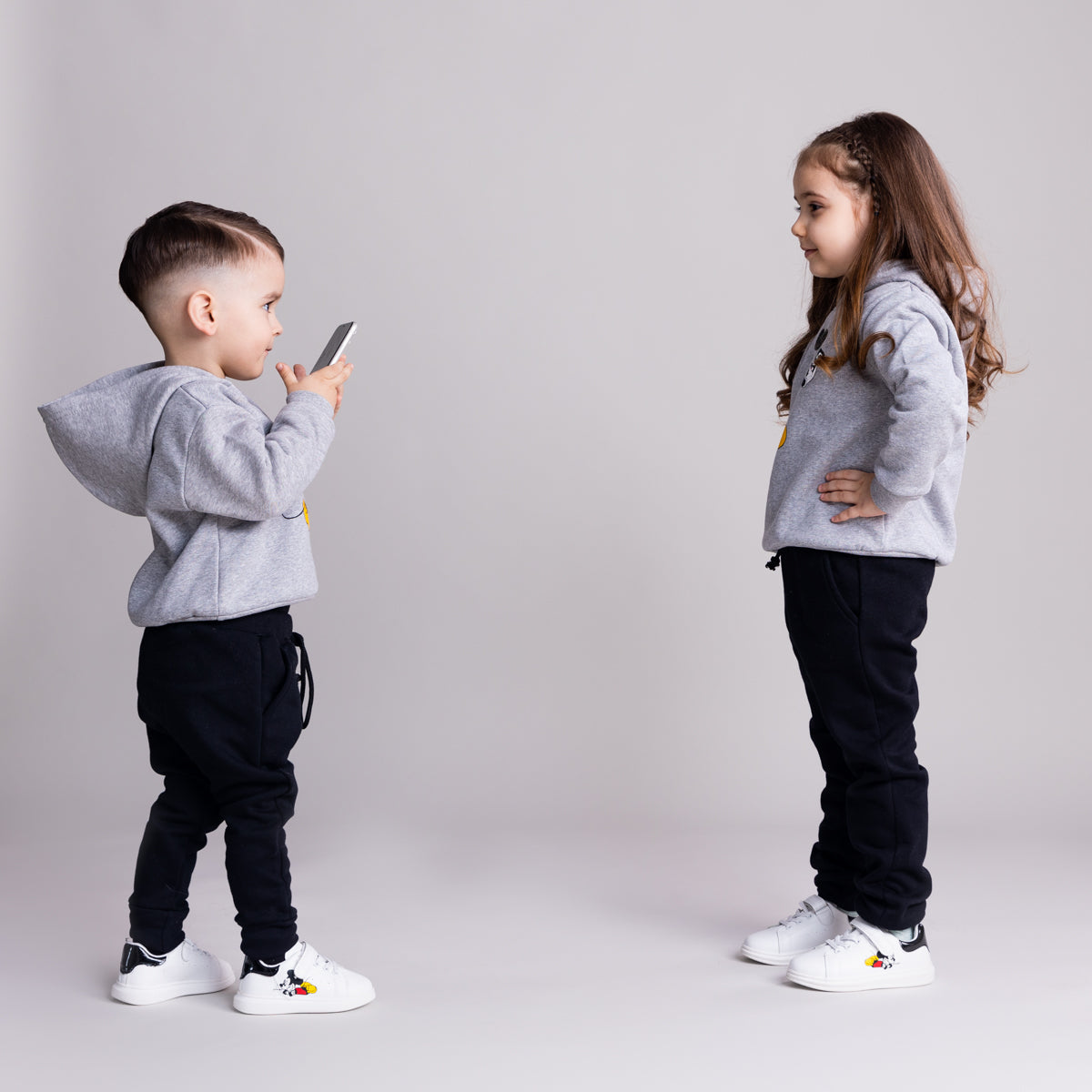 Compleu 2 Piese cu Imprimeu - Selfie cu Personaj